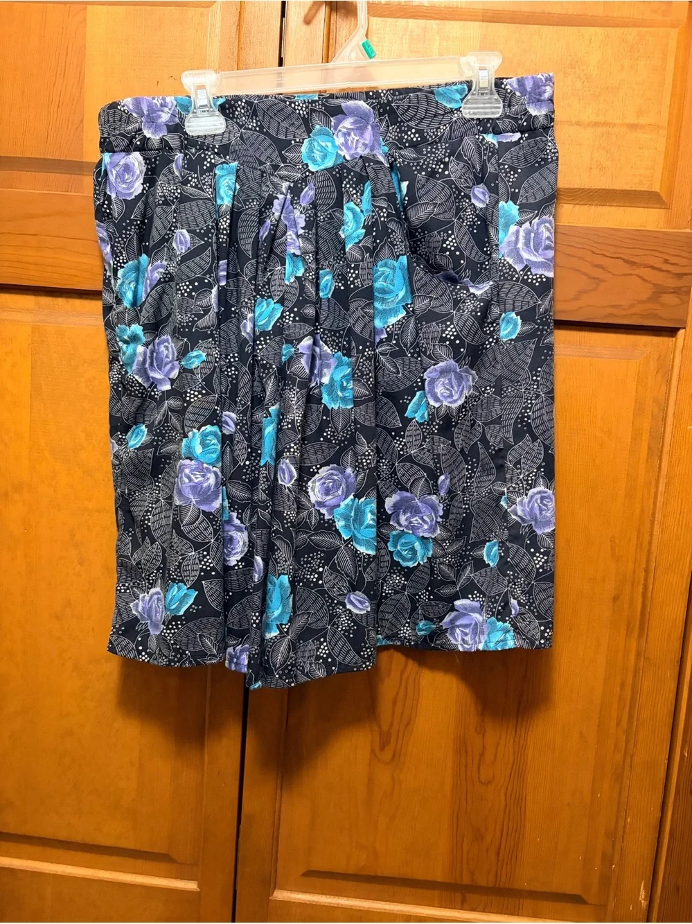 Vintage Tracy Evan’s Floral Blue  Women’s Shorts